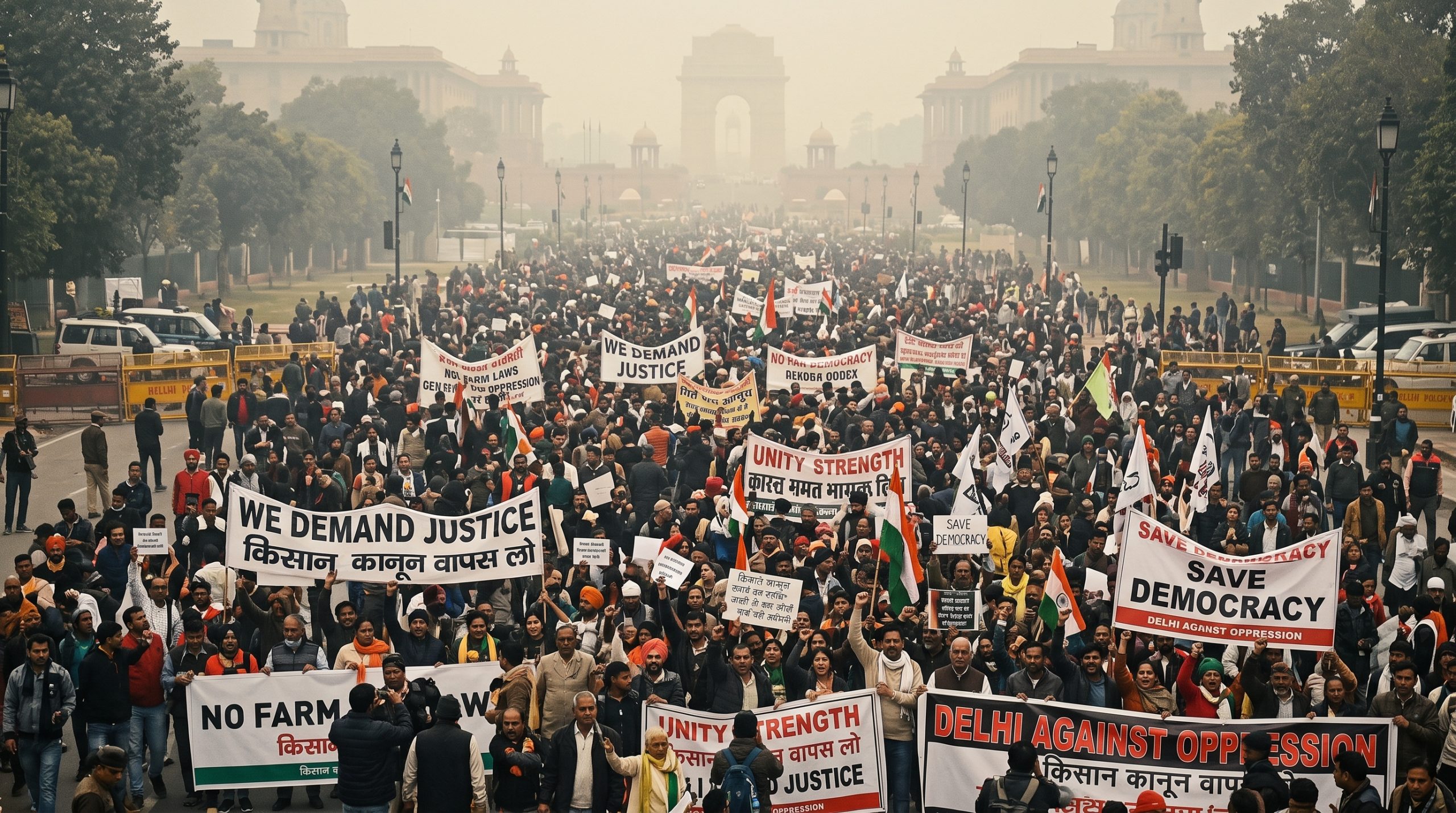 Hindistan’da Siyasi Kriz Derinleşiyor: Başbakan Narendra Modi Karşıtı Tarihi Protestolar